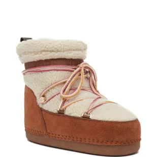 Michael Kors Skórzane śniegowce ZELDA - Śniegowce damskie - miniaturka - grafika 1