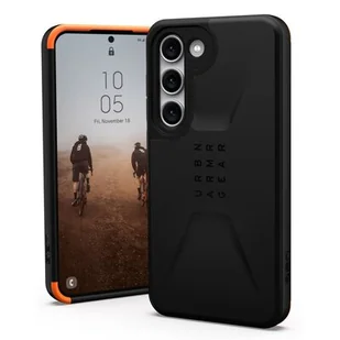 Futerał Urban Armor Gear Civilian do Samsung S23 PLUS 5G czarny - Etui i futerały do telefonów - miniaturka - grafika 1