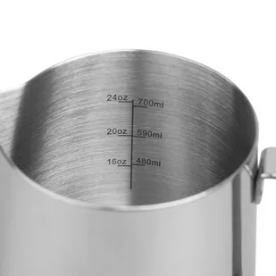 Rhinowares Dzbanek do spieniania mleka Stainless Steel Pro Pitcher srebrny 950 ml - Dzbanki i imbryki - miniaturka - grafika 2