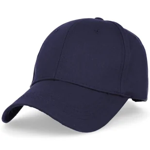 Czapka Classic Navy - Regulowana, Bawełniana, Uniwersalna - Czapki i chusty sportowe męskie - miniaturka - grafika 1