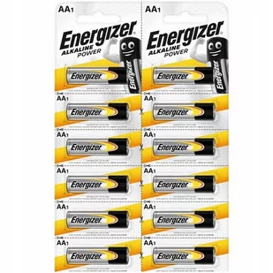 GP Batteries Bateria alkaliczna ENERGIZER ALKALINE POWER AA/LR6 (12szt) - Baterie i akcesoria - miniaturka - grafika 1
