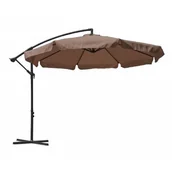 Parasole ogrodowe - Majowo.pl BRĄZOWY PARASOL OGRODOWY DUŻY Z WENTYLACJĄ - 3M CZAPLA BRĄZOWY - miniaturka - grafika 1