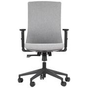 Fotele i krzesła biurowe - Stema T Nowoczesne krzesło biurowe obrotowe TONO szary - wysuw siedziska, pianka wtryskowa T/TONO/76/1/M/0 - miniaturka - grafika 1