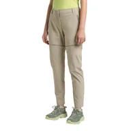 Spodnie sportowe damskie - Damskie spodnie z odpinanymi nogawkami Jack Wolfskin HIKEOUT ZIP OFF PANTS W stone - 38S - miniaturka - grafika 1