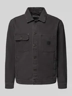 Kurtki męskie - Kurtka jeansowa z kieszeniami na piersi Model 'RONNY' - miniaturka - grafika 1