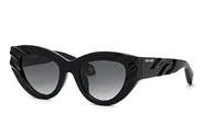 Okulary przeciwsłoneczne - Just Cavalli Okulary przeciwsłoneczne Roberto Cavalli Damskie, Shiny Black, 51/21/140 - miniaturka - grafika 1