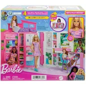 Lalki dla dziewczynek - Barbie Fashionistas, Przytulny domek + Lalka HRJ77 - miniaturka - grafika 1