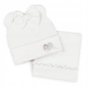 Czapki damskie - KOMPLET WIOSENNY JESIENNY CZAPKA + KOMIN DLA DZIEWCZYNKI PODWÓJNY 40-42 - miniaturka - grafika 1