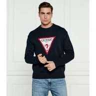 Swetry męskie - Guess Jeans Sweter Regular Fit - miniaturka - grafika 1