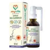 Przeziębienie i grypa - MyVita Spray na gardło 50 ml - miniaturka - grafika 1