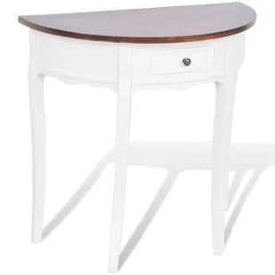 Stolik typu konsola z brązowym blatem A0-D35 - Konsole i sekretarzyki Stolik typu konsola z brązowym blatem A0-D35 - Konsole i sekretarzyki - miniaturka - grafika 1