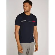Koszulki męskie - Tommy Hilfiger T-shirt | Regular Fit - miniaturka - grafika 1
