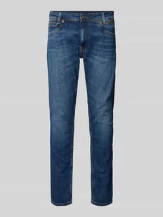 Jeansy o kroju slim fit z 5 kieszeniami model ‘SPIKE’ - Spodnie męskie - miniaturka - grafika 1