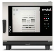 Piece, kotły  i płyty grzejne gastronomiczne - Piec konwekcyjno-parowy elektryczny automatyczny system myjący 6xGN2/1 18,6 kW 400 V Mychef COOK MASTER 062E Resto Quality - miniaturka - grafika 1