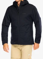 Kurtki męskie - Kurtka ocieplana Salomon Mountain Flex Jacket HD - deep black - miniaturka - grafika 1