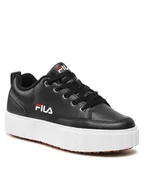 Sneakersy damskie - Fila Sneakersy Sandblast L Wmn FFW0060.80010 Czarny - miniaturka - grafika 1