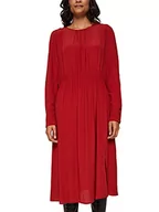 Sukienki - ESPRIT Sukienka midi z crêpe z LENZING™ ECOVERO™, ciemnoczerwony, 34 - miniaturka - grafika 1