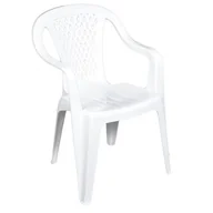 Fotele i krzesła ogrodowe - Krzesło diament biały Ołer - miniaturka - grafika 1