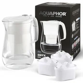 Dzbanki i imbryki - Dzbanek filtrujący 4,2l +3 wkłady Mg+ Vintage biały - miniaturka - grafika 1