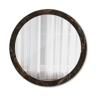 Lustra - Ścienne Lustro Łazienkowe Brązowy marmur 100cm - miniaturka - grafika 1