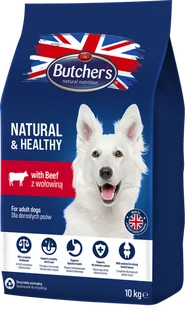 BUTCHER'S Butcher's Natural&Healthy Dog Dry z wołowiną 10kg + niespodzianka dla psa GRATIS! - Sucha karma dla psów - miniaturka - grafika 3