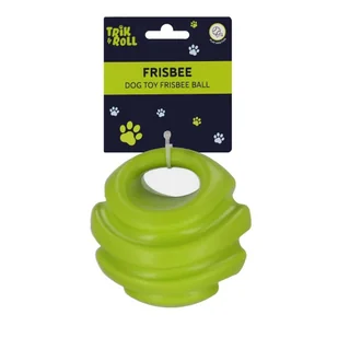Zabawka dla psa Frisbee 12 cm piłka zielona TRIKROLL 560671 - zabawka - Zabawki i gry sportowe - miniaturka - grafika 1