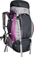Plecaki - Trespass Aria, bratek, plecak 60 l z wbudowanym pokrowcem przeciwdeszczowym dla kobiet, różowy - miniaturka - grafika 1