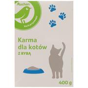 Sucha karma dla kotów - Auchan - Karma sucha dla kotów z rybą - miniaturka - grafika 1