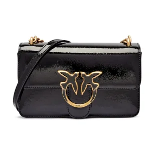 Pinko Skórzana torebka na ramię LOVE ONE MINI LIGHT - Torebki damskie - miniaturka - grafika 1