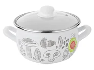 Garnki - Fl1 GARNEK EMALIOWANY PYZA PORTOBELLO Z/P 18CM 3L 000-GAR-18PORTOBELLO - miniaturka - grafika 1