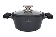 Garnki - Zwieger Black Stone Garnek Z Pokrywką 24 Cm - miniaturka - grafika 1