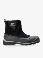 Buty zimowe męskie - Buty zimowe męskie Sorel Buxton Pull On - black/quarry - miniaturka - grafika 1