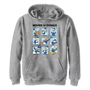 Bluzy dla chłopców - Disney Chłopięca bluza z kapturem Donald Moods, sportowa bluza z kapturem, rozmiar L, Sportowa wrzosowa, L - grafika 1
