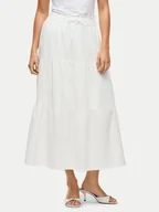 Spódnice - Vila Spódnica maxi Lania 14105428 Biały Regular Fit - miniaturka - grafika 1