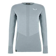 Koszulki i topy damskie - Salewa damska koszulka W Zebru Responsive L/S, ciemny denim, 44/38 - miniaturka - grafika 1