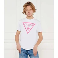 Koszulki dla dziewczynek - Guess T-shirt Regular Fit - miniaturka - grafika 1