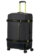 Torby podróżne - Walizka duża American Tourister Urban Track 79 cm - coated black / lime - miniaturka - grafika 1