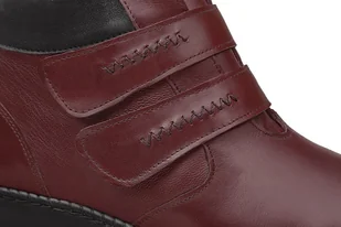 Botki AXEL Comfort 4379 Rubin H na 2-rzepy na Haluksy Kosela Medic 9379 - Botki damskie - miniaturka - grafika 6