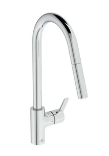 Ideal Standard Gusto - Bateria zlewozmywakowa z wyciąganą wylewką, chrom BD416AA - Baterie kuchenne - miniaturka - grafika 1