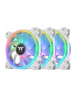 Thermaltake SWAFAN 14 RGB Radiator Fan TT Premium Edition White (3-Fan Pack), case fan (Kolor: BIAŁY, 3-pack, incl. controller) - Chłodzenie procesora - miniaturka - grafika 1