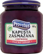Mieszanki warzywne, sałatki - ProVitus Kapusta zasmażana czerwona 480 g - miniaturka - grafika 1
