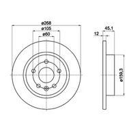 Tarcze hamulcowe - Tarcza hamulcowa HELLA PAGID 8DD 355 116-581 - miniaturka - grafika 1