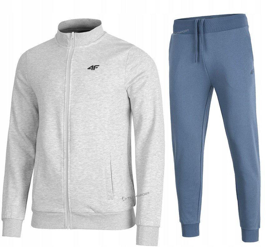 4F OCIEPLANY MÄSKI DRES BAWEĹNA KOMPLET BLUZA SPODNIE / rozm XXXL 3XL