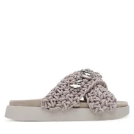 Klapki i japonki damskie - Klapki Inuikii Woven Stones 70104-106 Szary - miniaturka - grafika 1