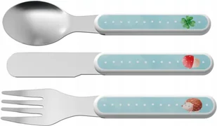 Haba Sztućce dla dzieci Jeż i Koniczynka komplet - Sztućce dla dzieci - miniaturka - grafika 1