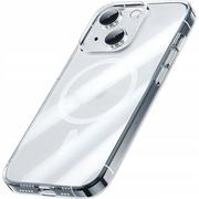 Etui i futerały do telefonów - Benks Etui Magnetic Cristal + ochrona ekranu do iPhone 14 przezroczyste - miniaturka - grafika 1