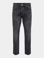 Spodnie męskie - Only & Sons Jeansy Yoke 22027850 Czarny Tapered Fit - miniaturka - grafika 1