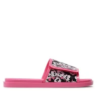 Klapki i japonki damskie - Klapki Melissa Groovy + Mickey Mouse 33632 Czarny - miniaturka - grafika 1