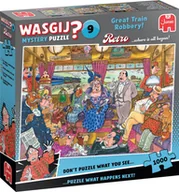 Puzzle - Wasgij - Retro Mystery - #9 Great Train Robbery! 1000 pieces 1110100504 - miniaturka - grafika 1