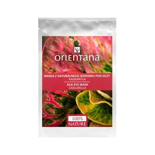 Orientana Maska z naturalnego jedwabiu na twarz granat i zielona herbata ORI-040 - Maseczki do twarzy - miniaturka - grafika 3